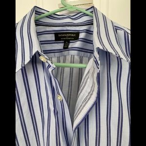 Banana Republic Long Sleeve Striped Shirt - size XL